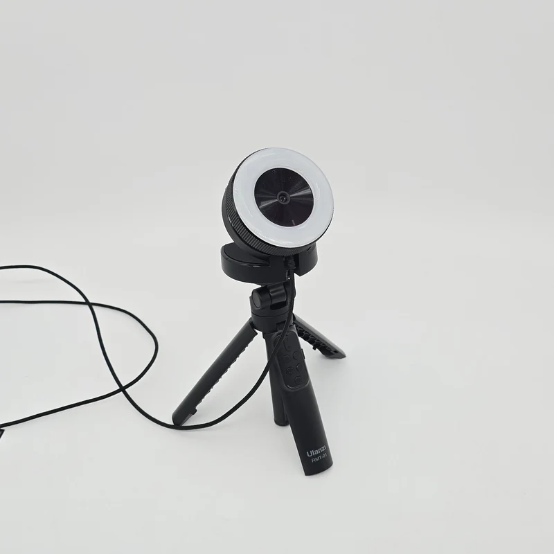 Razer Kiyo Streaming Webcam with Tripod, 1080p 30 FPS / 720p 60 FPS, Microphone, Ring Light