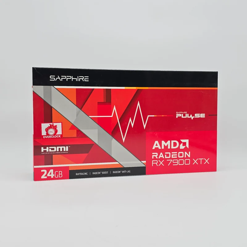 RX 7900 XTX Sapphire Pulse 24GB, AMD Radeon Gaming Graphics Card GPU, 7900XTX
