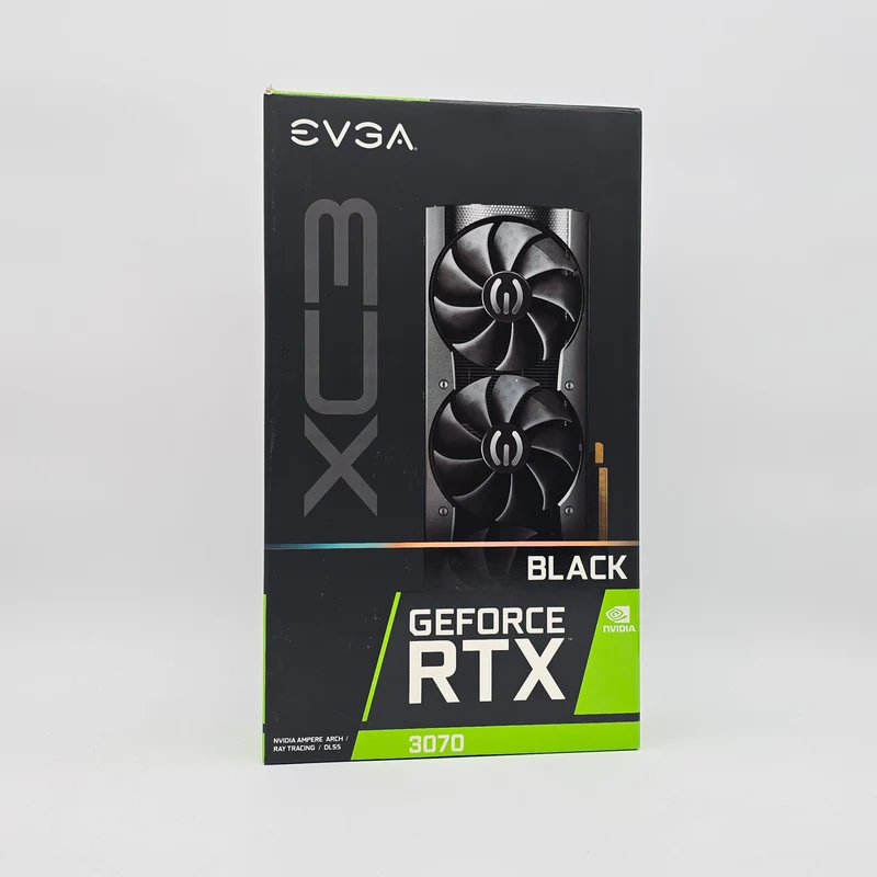 RTX 3070 EVGA XC3 BLACK 8GB, NVIDIA Gaming Graphics Card GPU
