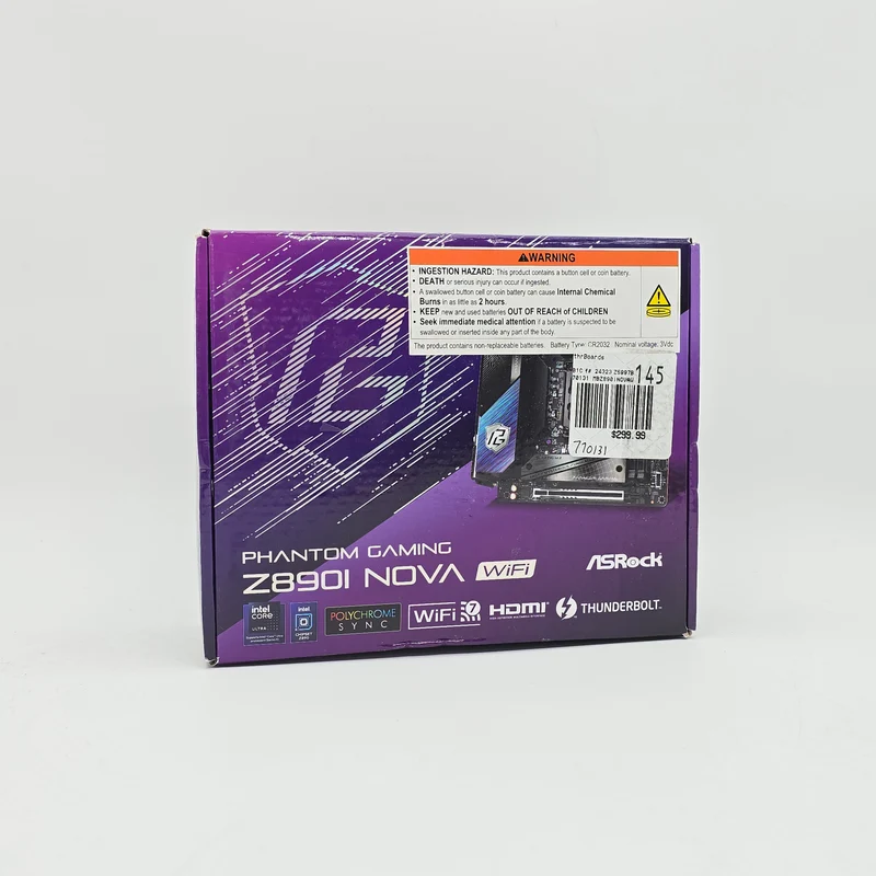 ASRock Phantom Gaming Z890I Nova Gaming Motherboard for Intel Ultra CPU Mini-ITX