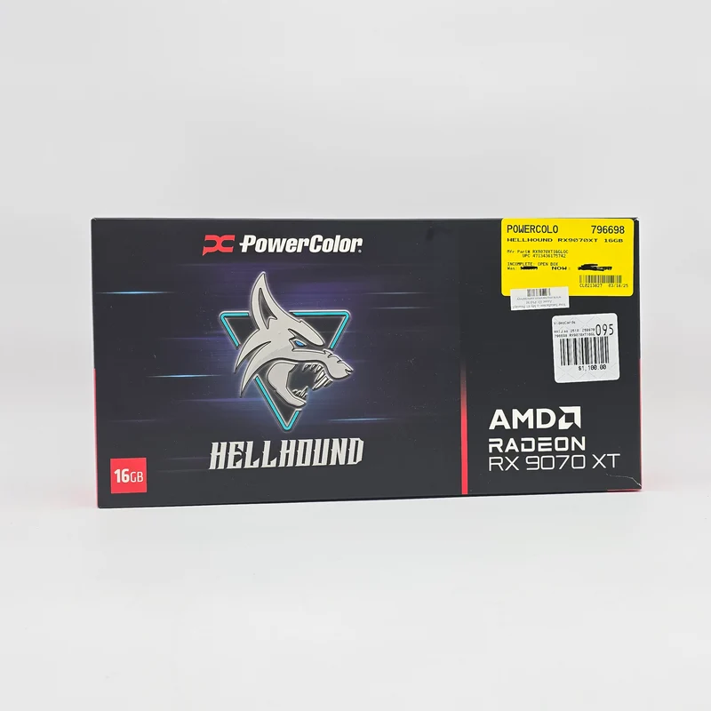 RX 9070XT Powercolor Hellhound 16GB, AMD Radeon Gaming Graphics Card GPU