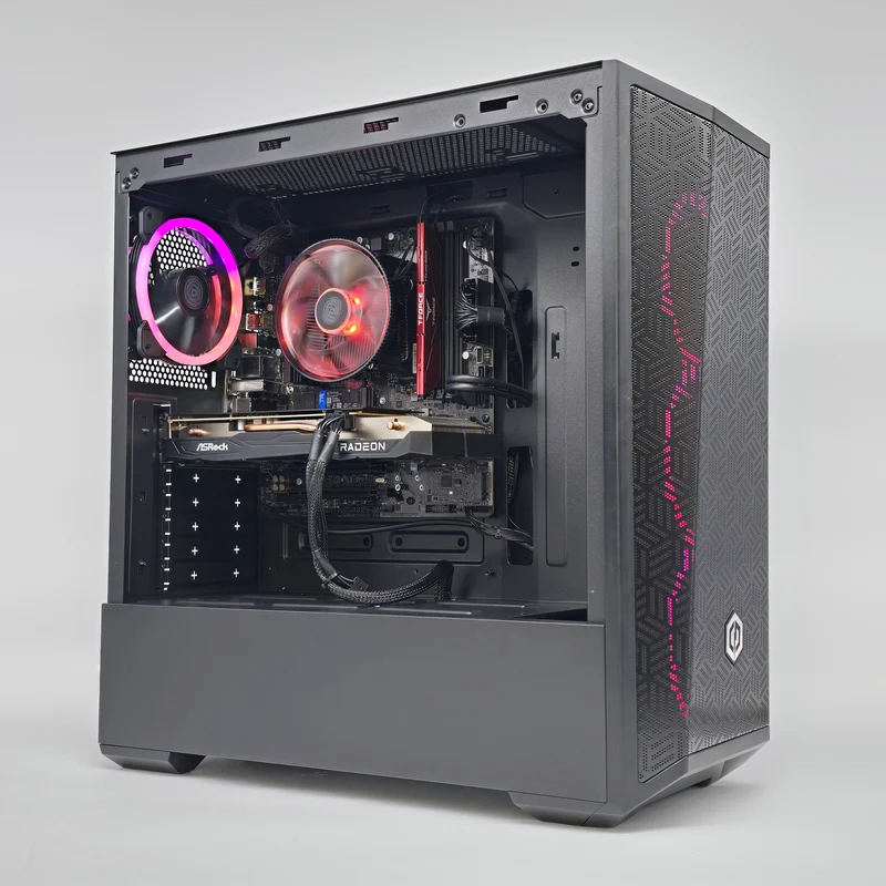 RX 7600, Ryzen 5 7600, 16GB DDR5, 1TB NVMe, Custom RGB Gaming PC