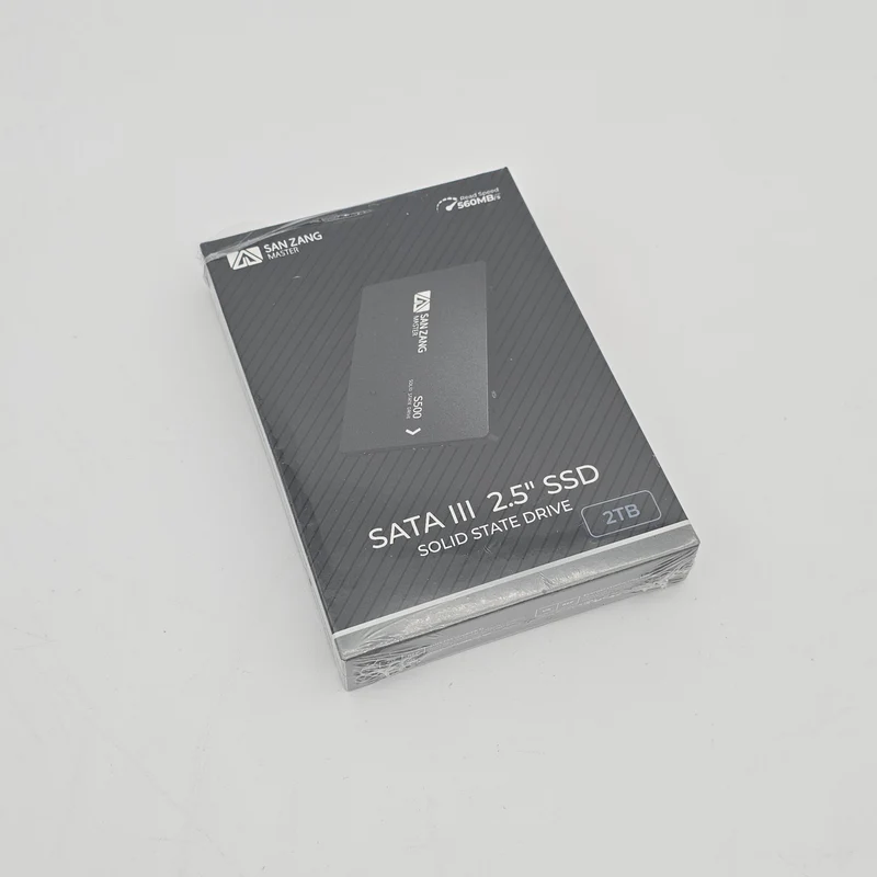 2TB SATA SSD 2.5" Solid State Drive, San Zang Master, Sealed