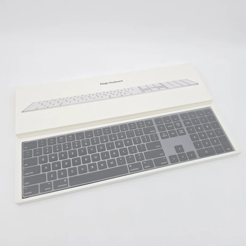 Apple Magic Keyboard Wireless Bluetooth Keyboard w/ Keypad for Apple iMac, Black/Grey/Silver
