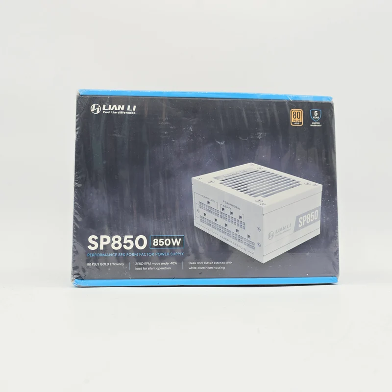 Lian Li SP850 80+ Gold SFX Fully Modular Power Supply PSU, White