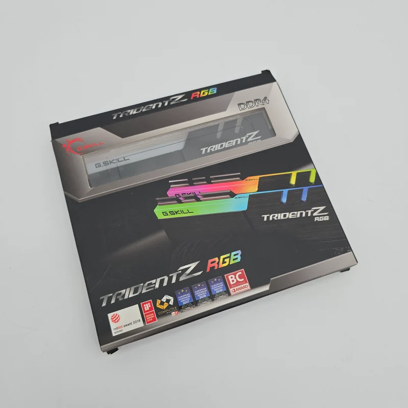 32GB DDR4 G.Skill TridentZ RGB 3600MHz, 2x16GB Sticks, CL18-22-22-42 Timing