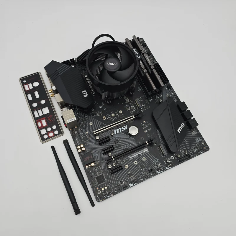 AMD Ryzen 3600X, MSI B450 Carbon Pro Max, 32GB DDR4 TForce Vulcan Z, CPU+RAM+Motherboard Combo