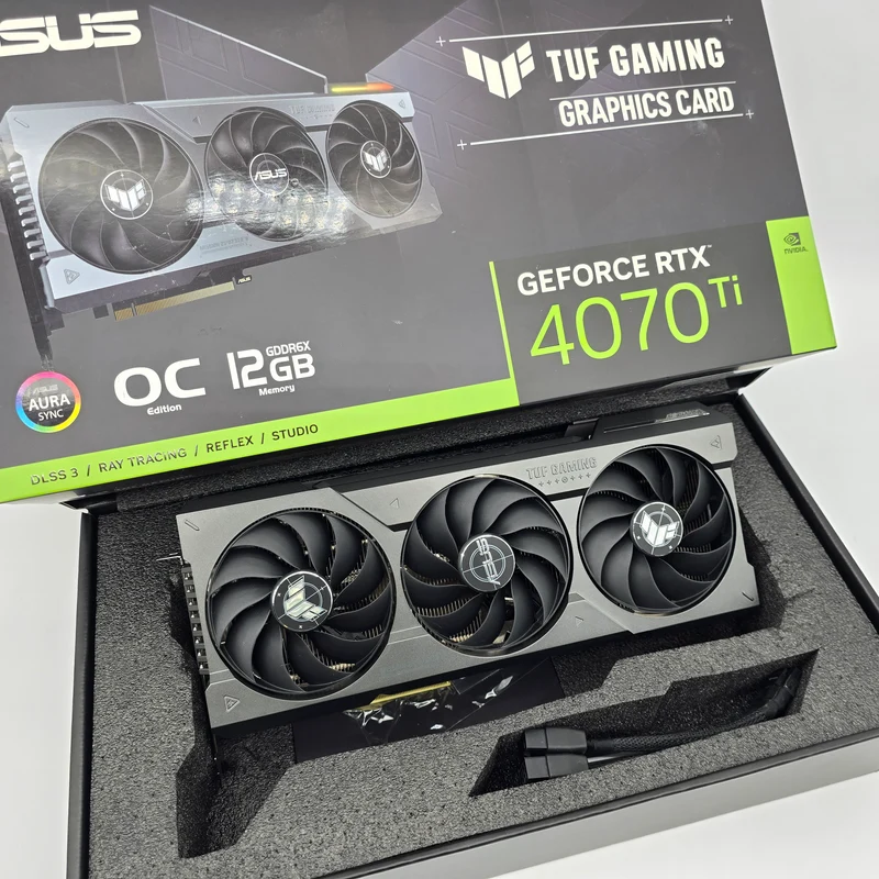 RTX 4070 Ti ASUS TUF OC 12GB, NVIDIA Gaming Graphics Card GPU