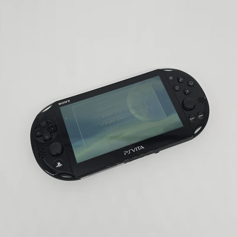 PS Vita Slim, PCH-2001, Sony Playstation Vita, Black Handheld Gaming Console