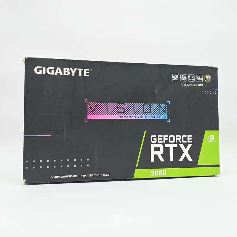 RTX 3080 Vision OC 10GB White, NVIDIA Gaming Graphics Card GPU