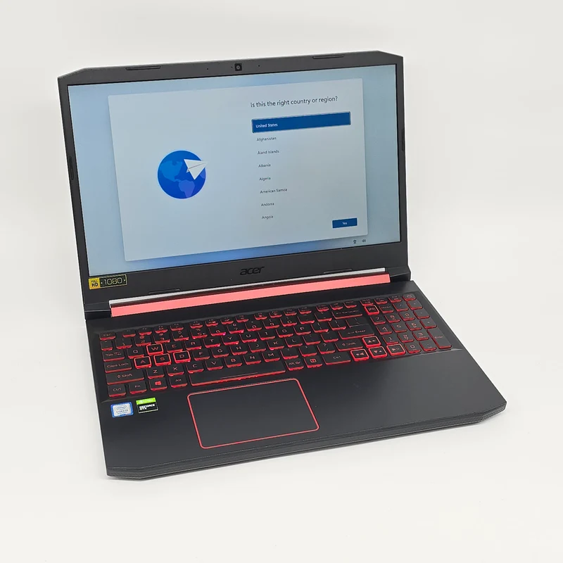 Acer Nitro AN515 Gaming Laptop, GTX 1050, Intel i5-9300H, 16GB RAM, FHD 15.6" Screen