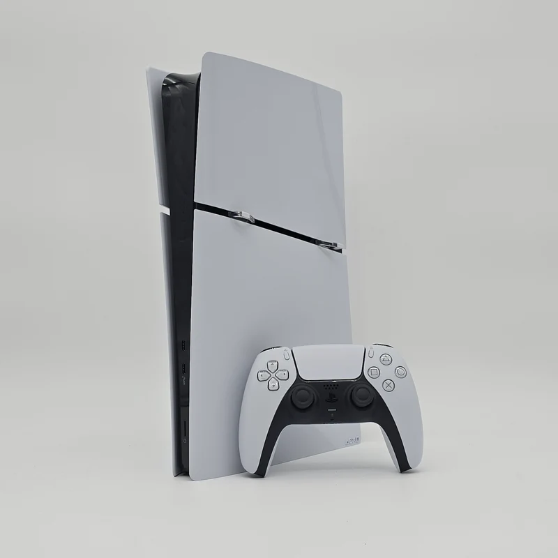 Sony Playstation 5 Slim Digital Edition 1TB, Game Console with Cords and Controller, White