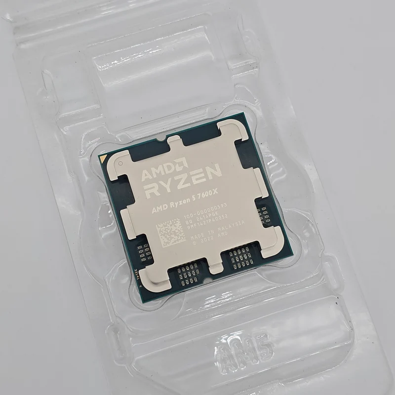 AMD Ryzen 5 7600X, 6-Core, 12-Thread Unlocked Desktop Processor, Socket AM5