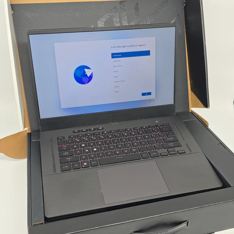 ASUS ROG Zephyrus G15, Ryzen 9 5900HS, RTX 3070, QHD 165Hz 15.6" Gaming Laptop