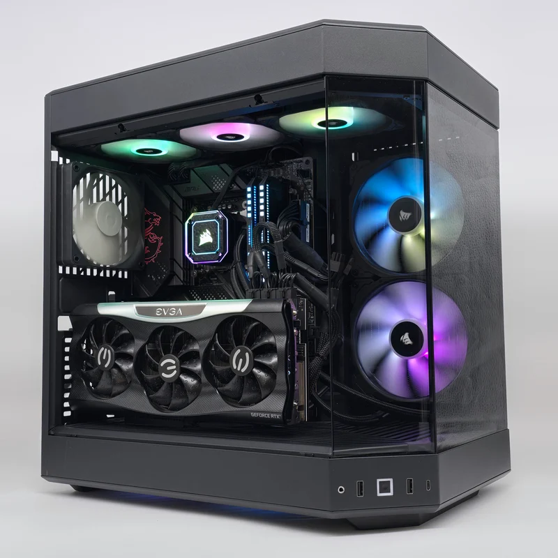 RTX 3090 FTW3, Intel i7-13700K, 32GB DDR5, Hyte Y60, Custom Liquid Cooled RGB Gaming PC