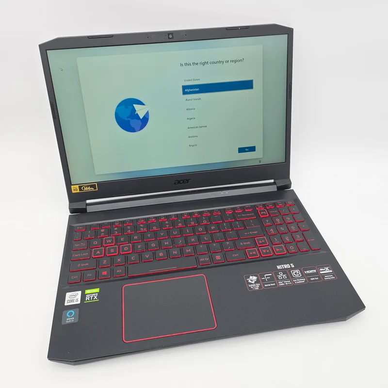 Acer Nitro 5 Gaming Laptop, 15.6" 144Hz, RTX 3050, i5-10300H, 32GB RAM, 1TB NVMe