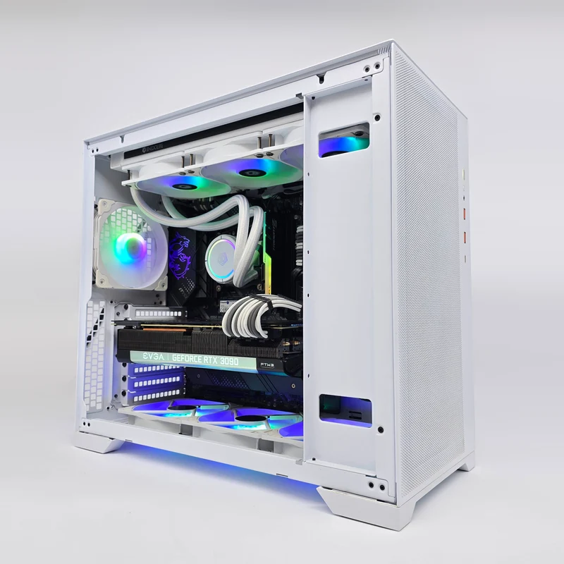 RTX 3090 FTW3 24GB, Intel i9-13900K, 32GB RAM, 3TB NVMe, Custom White Liquid Cooled Gaming PC