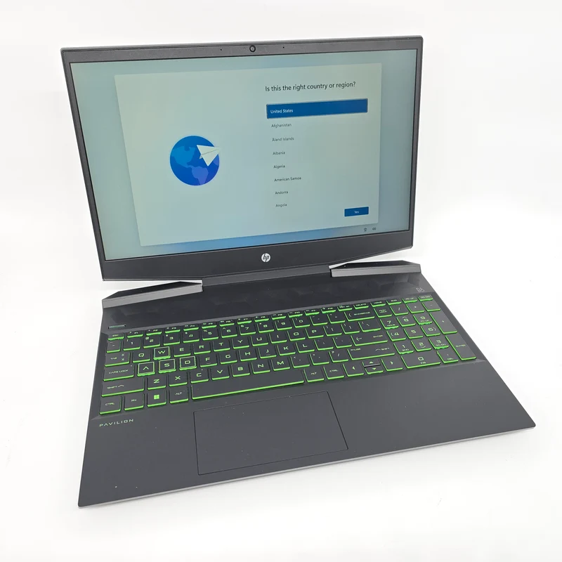 HP Pavilion 15 Gaming laptop, RTX 3050, Intel i7-11370H, 8GB RAM, 512GB NVMe