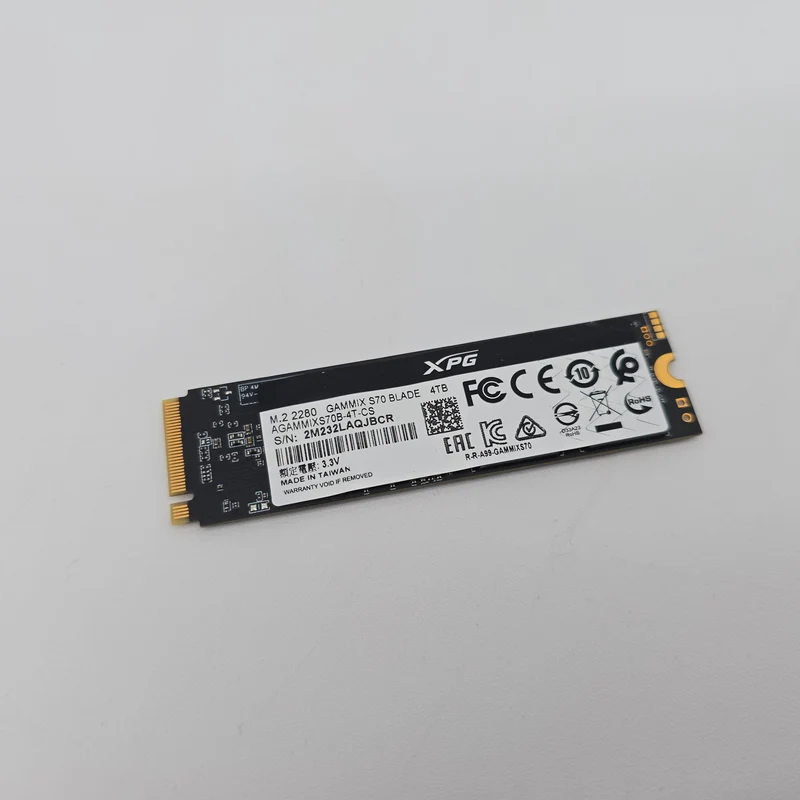 XPG Gammix S70 Blade 4TB, NVMe M.2 SSD