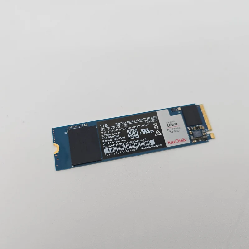 SanDisk Ultra 1TB NVMe SSD M.2, 3D SSD