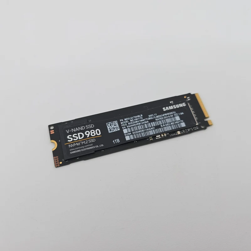 Samsung SSD 980 1TB, NVMe M.2 SSD