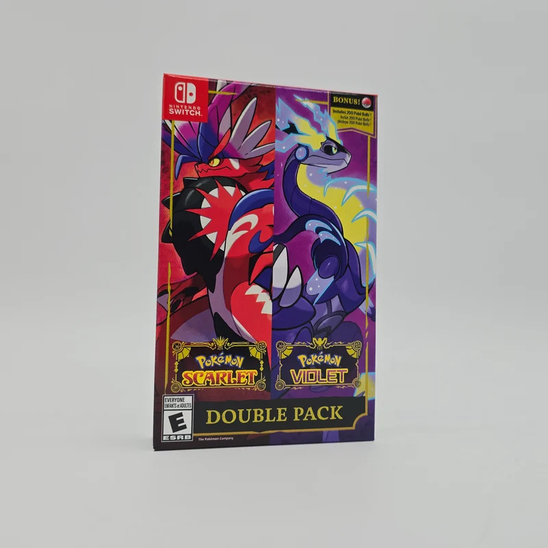 Pokemon Double Pack for Nintendo Switch, Pokemon Scarlet + Pokemon Violet, Brand New Sealed