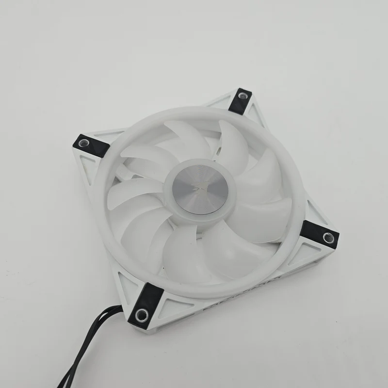 Corsair QL120 White RGB Fan, Corsair iCUE, 120mm RGB PWM Fan, Single Fan