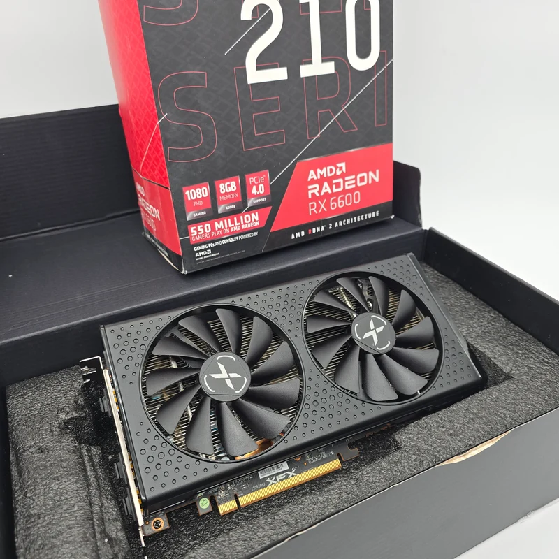 RX 6600 XFX SWFT210 8GB, AMD RADEON Gaming Graphics Card GPU