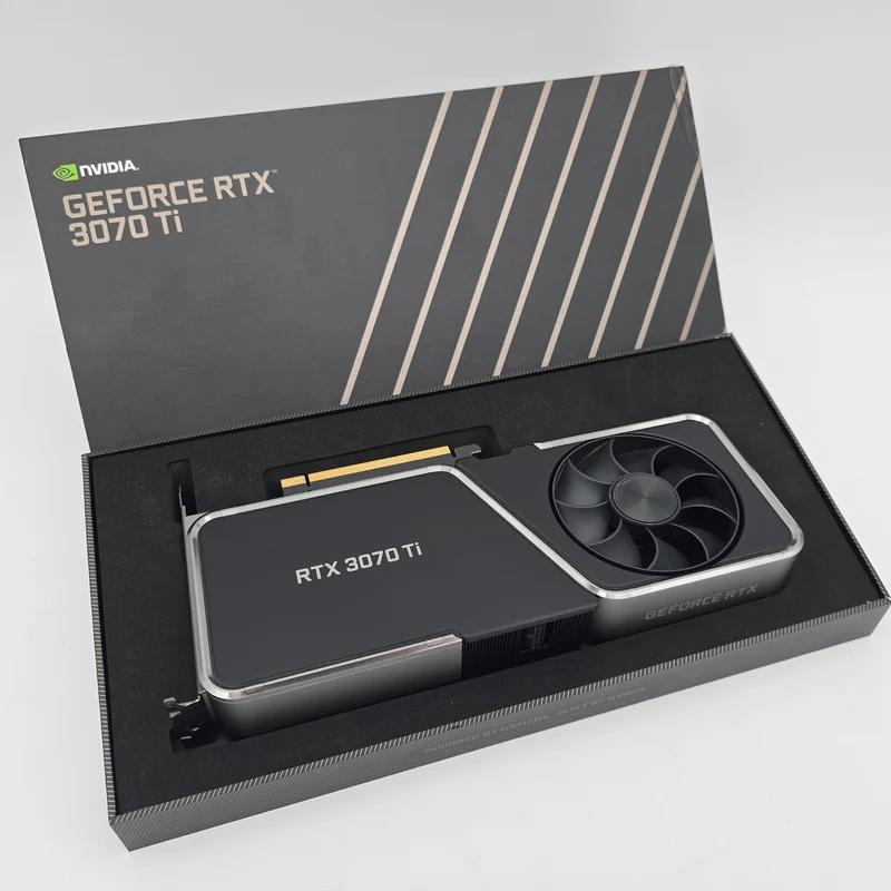 RTX 3070Ti Founders Edition 8GB FE, NVIDIA Gaming Graphics Card GPU