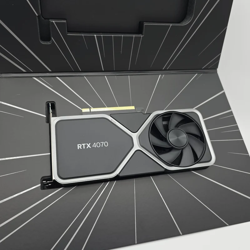 RTX 4070 Founders Edition 12GB, NVIDIA Gaming Graphics Card GPU