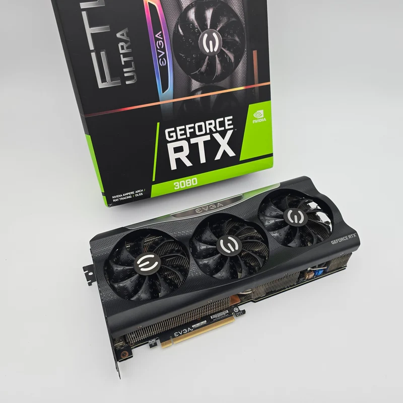 RTX 3080 EVGA FTW3 ULTRA 10GB, NVIDIA Gaming Graphics Gard GPU