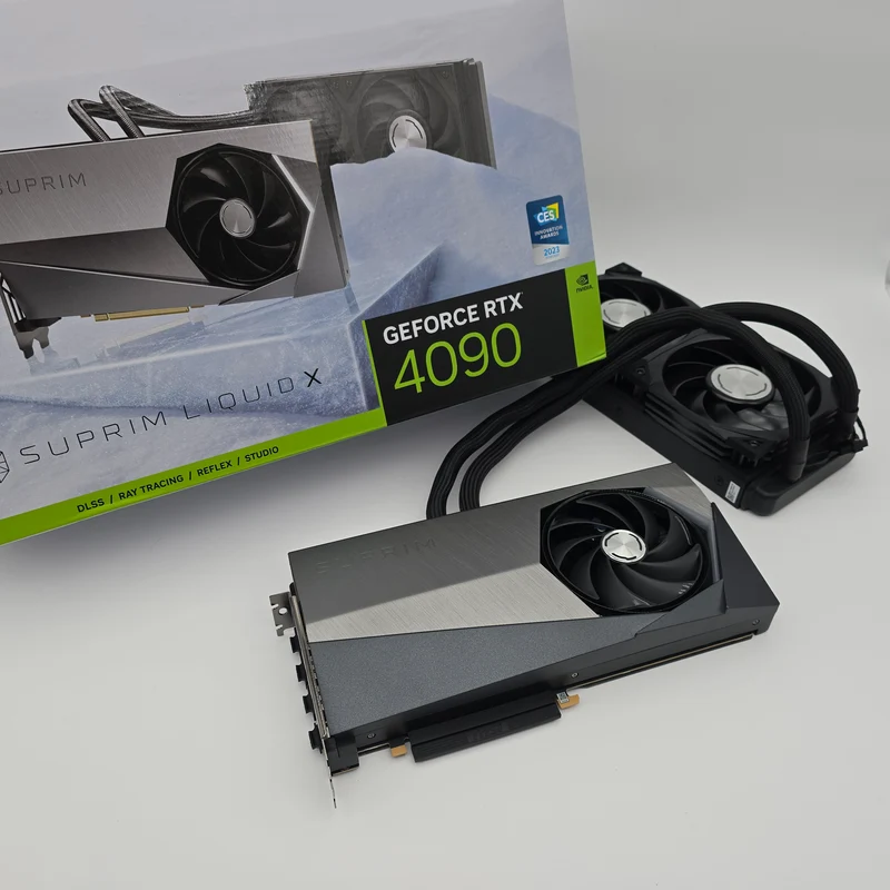 RTX 4090 MSI SUPRIM LIQUID X 24GB, NVIDIA Gaming Graphics Card GPU