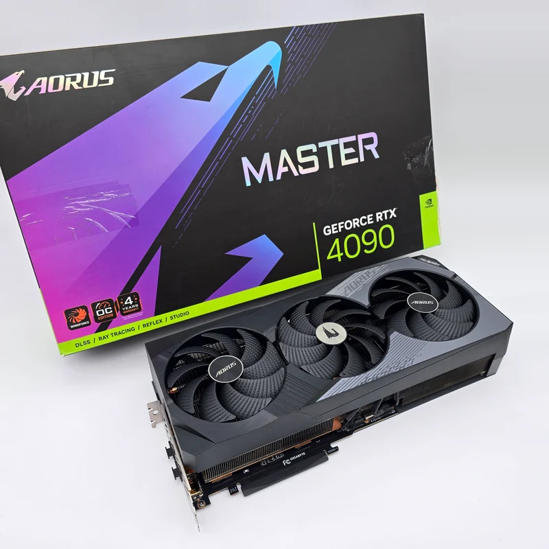 RTX 4090 Gigabyte Aorus Master OC 24GB, NVIDIA Gaming Graphics Card GPU