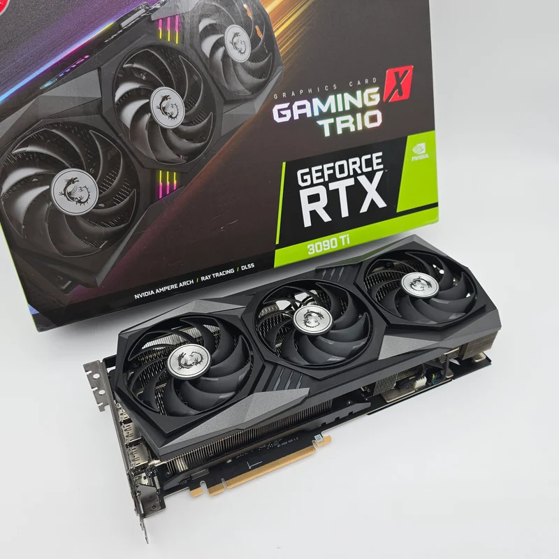 RTX 3090Ti MSI Gaming X Trio 24GB, NVIDIA Gaming Graphics Card GPU