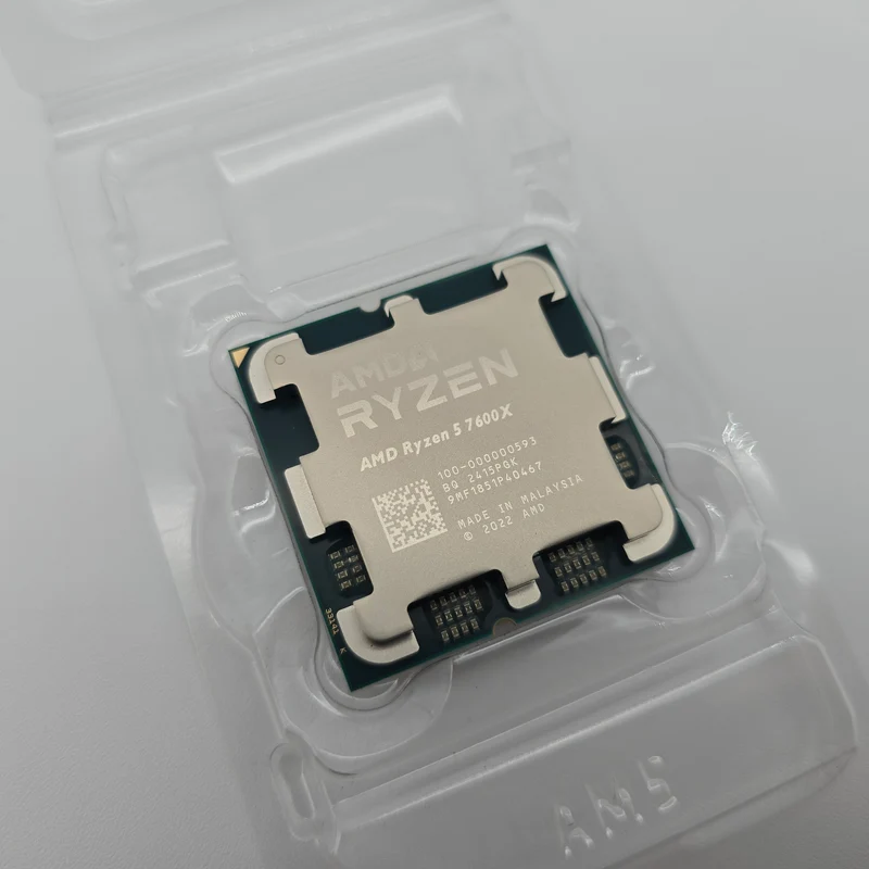 AMD Ryzen 5 7600X, Socket AM5 Gaming Processor CPU, New