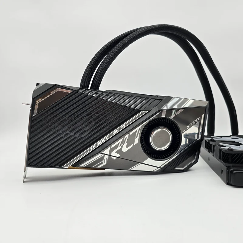 RTX 4090 ASUS ROG STRIX LC 24GB, NVIDIA Gaming Graphics Card GPU, AIO Liquid Cooled
