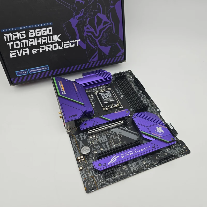 MSI MAG B660 Tomahawk EVA e-Project Motherboard, Intel LGA 1700, Neon Genesis Evangelion Gaming Motherboard