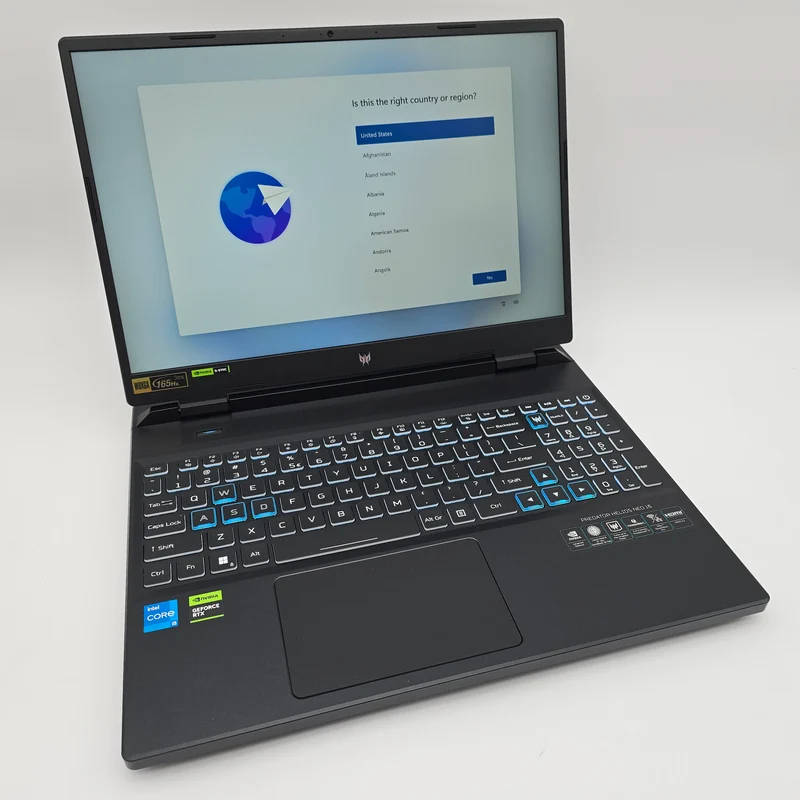 Acer Predator Helios Neo 16, RTX 4050, Intel i5-13500HX, 16GB, 1.5TB, 165Hz Gaming Laptop