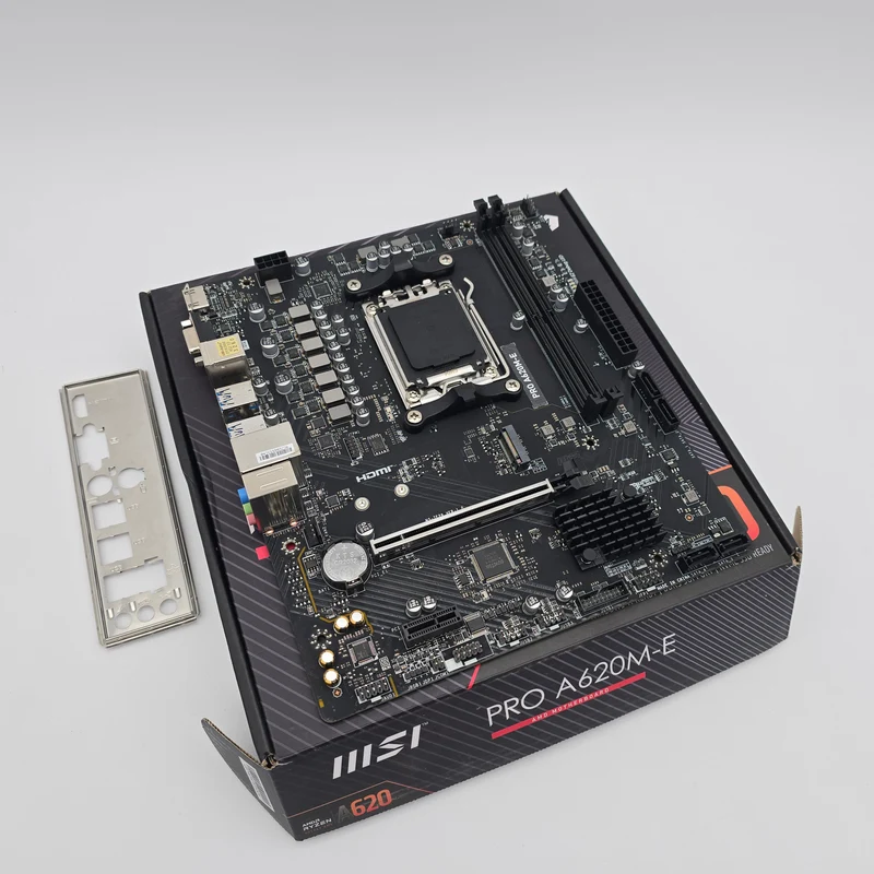 MSI Pro A620M-E AMD Ryzen Socket AM5 Gaming Motherboard