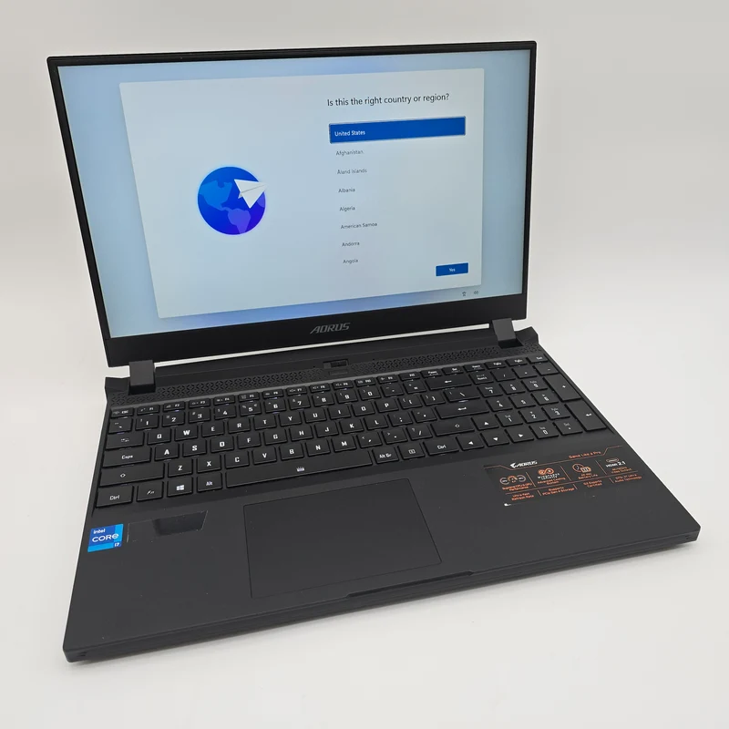 Gigabyte Aorus 15P, RTX 3070, Intel i7-11800H, 16GB RAM, 240Hz 15.6" Gaming Laptop