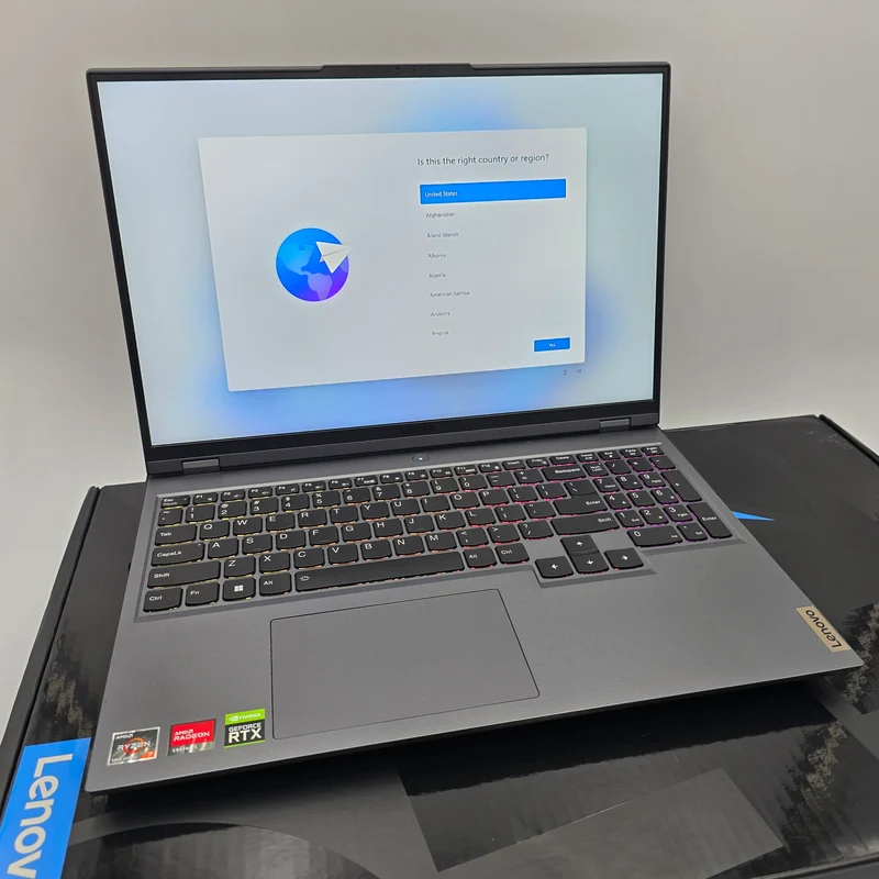 Lenovo Legion 5 Pro, RTX 3070, Ryzen 7 5800H, 165Hz QHD+, Gaming Laptop