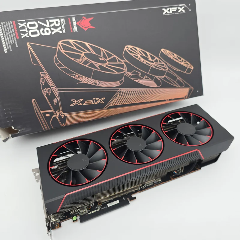 RX 7900XTX XFX Mercury Mag Air Limited Edition 24GB, AMD Gaming Graphics Card GPU
