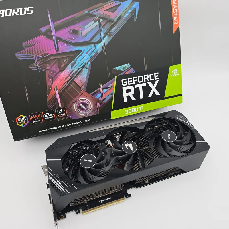 RTX 3080Ti Gigabyte Aorus Master 12GB, NVIDIA Gaming Graphics Card GPU