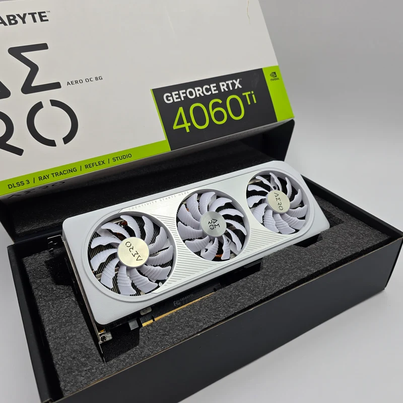 RTX 4060 Ti Gigabyte AERO OC 8GB, NVIDIA Gaming Graphics Card